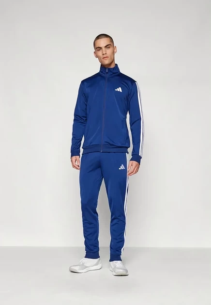 Мужской костюм adidas Sportswear 3 STRIPES SET, тёмно-синий
