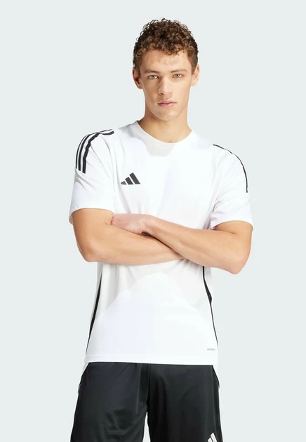 Мужская футбольная футболка adidas Performance TIRO24, бело-черная