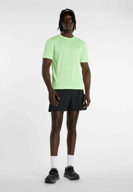 Мужская футболка New Balance Athletics, серо-синяя