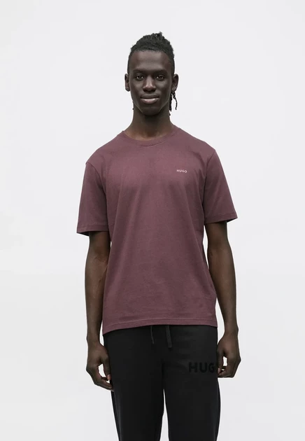 HUGO DERO - Basic T-shirt - natural open brown