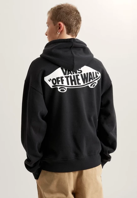 Мужское худи Vans DOUBLE STANDARD, черное