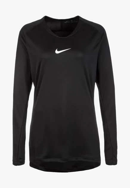 Nike Performance DRY PARK FIRST - Long sleeved top - light blue black/white