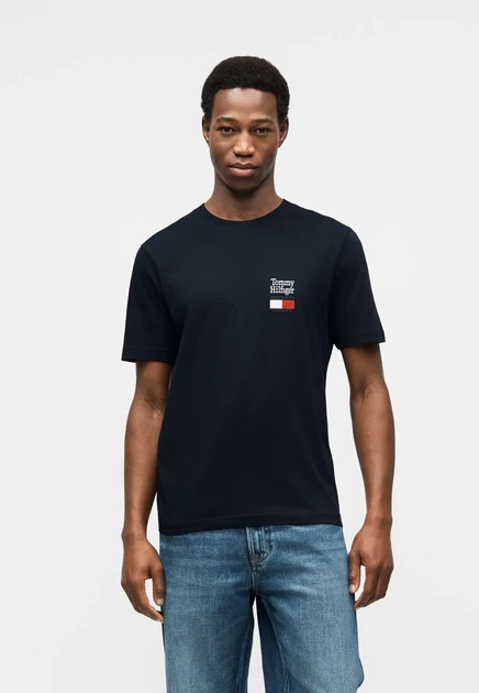 Мужская футболка Tommy Hilfiger Logo Embroidery, красная