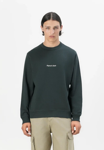 Jack & Jones JORNORREBRO EMB SWEAT CREW NOOS - Sweatshirt - marina forest river
