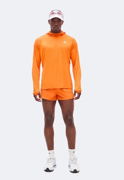 Мужские шорты Nike ACG, черно-белые с оранжевым