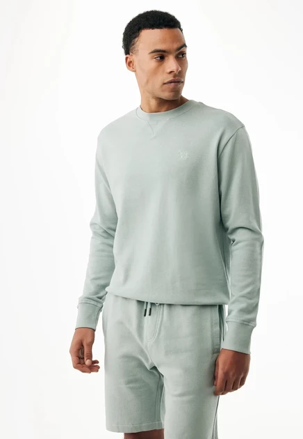 Мужской свитшот Mexx Eiger Crew Neck, песочно-зелёный