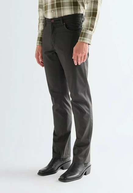 Wrangler TEXAS REGULAR STRAIGHT - Straight leg jeans - plaza taupe mottled black