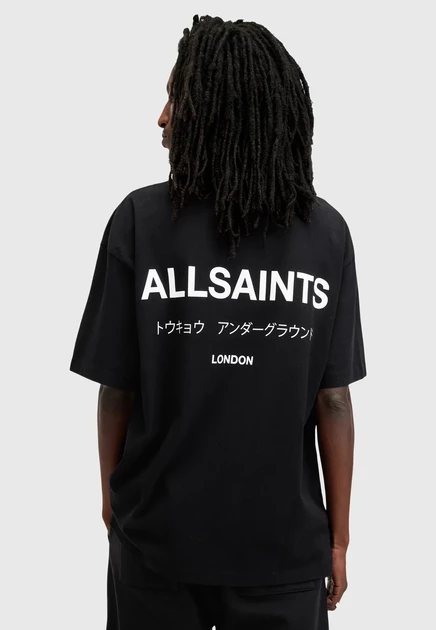 Мужская футболка AllSaints Underground, черная