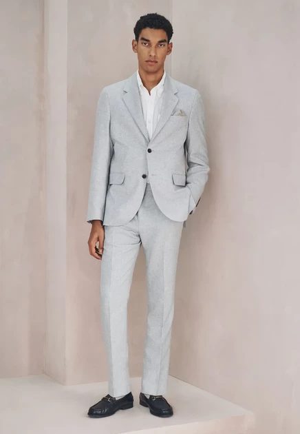 Мужские классические брюки Next Tailored Fit, серые