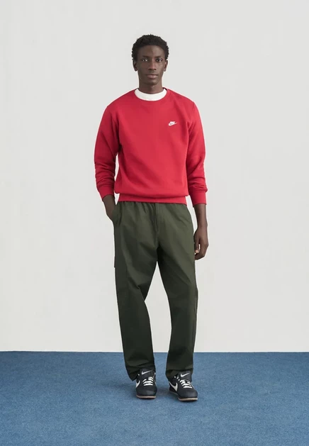 Мужской свитшот Nike Sportswear Club Crew, красно-белый