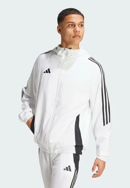 Мужская ветровка adidas Performance TIRO24, бело-черная
