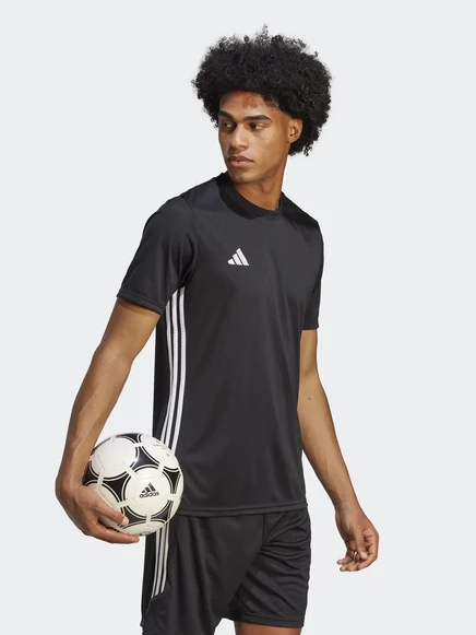 adidas Performance FUSSBALL TEAM TABELA 23 - Sports T-shirt - orangeweiss schwarzweiss