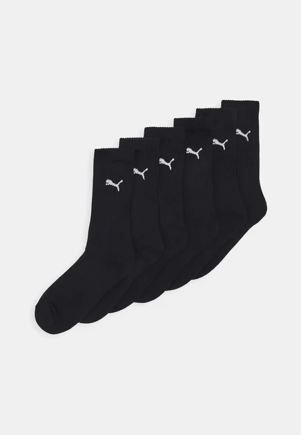 Унисекс спортивные носки Puma CREW ECOM, 6 пар, черные