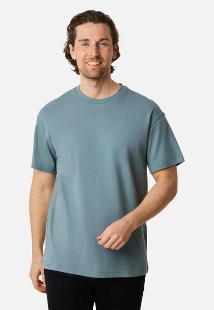 Мужская футболка Denim Factory Heavy Tee, серо-зеленая