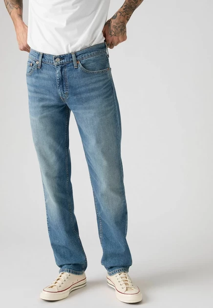 Мужские джинсы Levi's 511 Slim, зауженные, черно-серые