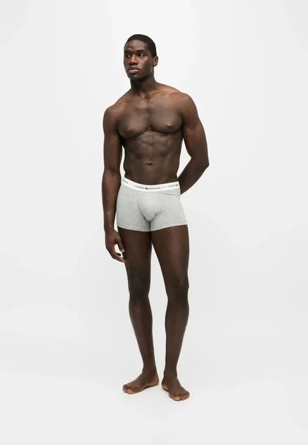 Мужские боксеры Tommy Hilfiger, 3 шт., серо-черно-белые