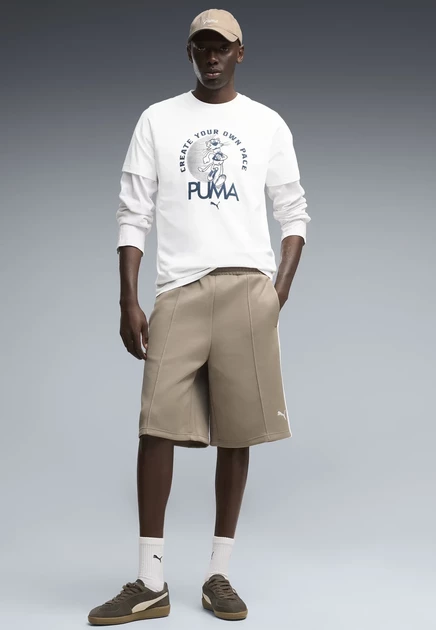 Мужские шорты Puma T7 Baggy 9″, серые