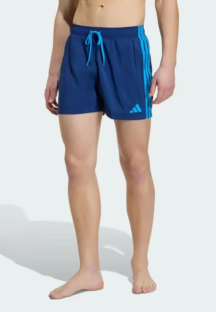Мужские плавательные шорты adidas 3 Stripes 5″, синие