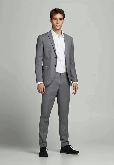 Мужской костюм Jack & Jones Premium Franco, светло-серый