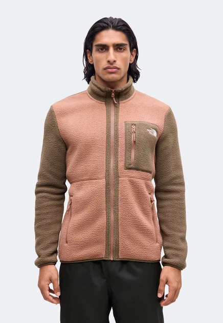 The North Face YUMIORI FULL ZIP - Fleece jacket - frost grey/granite grey/endless dusk copper silt/smokey brown