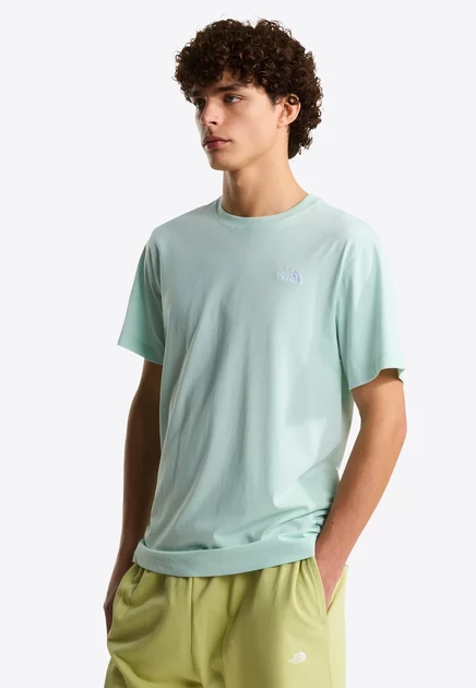 The North Face M EVOLUTION SIMPLE DOME REGULAR SHORT SLEEVE TEE - Basic T-shirt - cumulus cloud opal frost