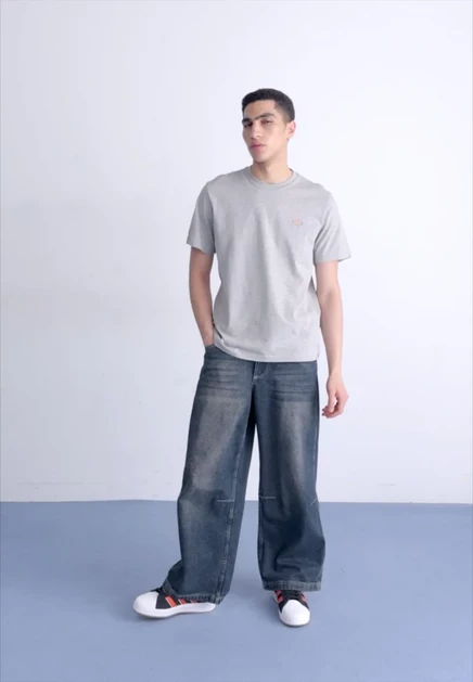 Мужская футболка Dickies Mapleton, серо-меланжевая