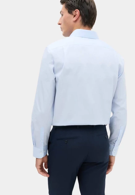 Мужская рубашка Marks & Spencer классическая, синяя