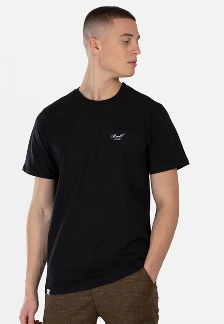 Мужская базовая футболка Reell Staple Logo, черная