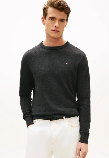 Мужской джемпер Tommy Hilfiger, тёмно-серый