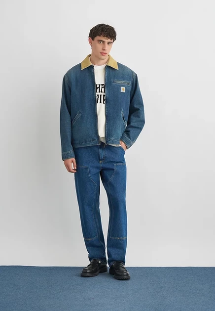 Мужская куртка Carhartt WIP Detroit, сине-коричневая
