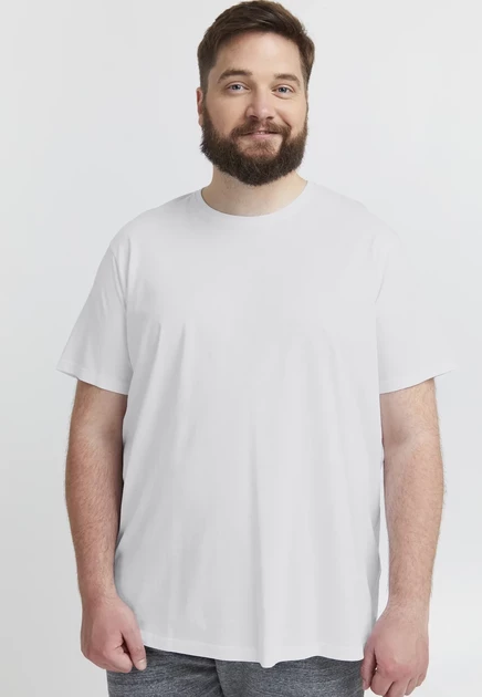 Мужская футболка Solid SDBedonno Plus Size, белая