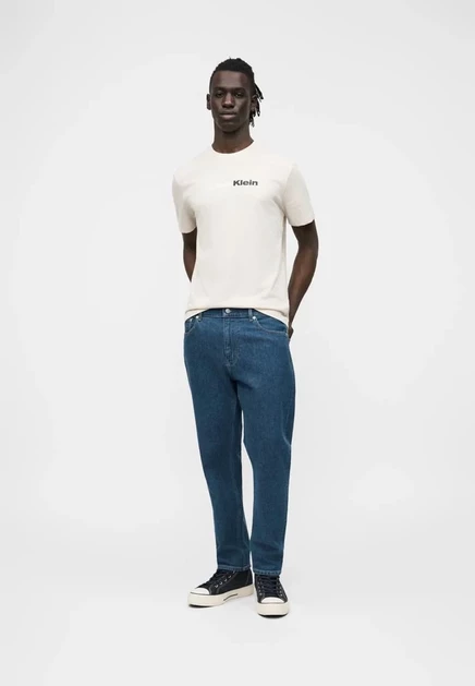 Футболка унисекс Calvin Klein Jeans Wholesale, бежевая
