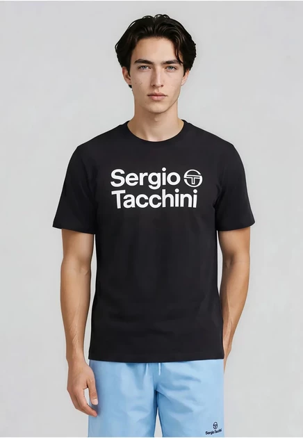 Мужская футболка Sergio Tacchini Alternativa, черная