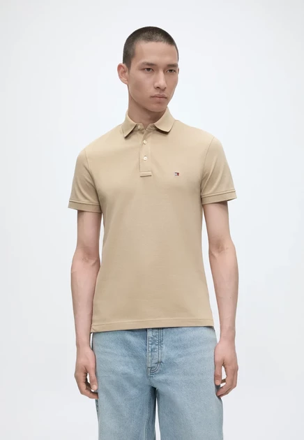 Мужское поло Tommy Hilfiger, цвета хаки