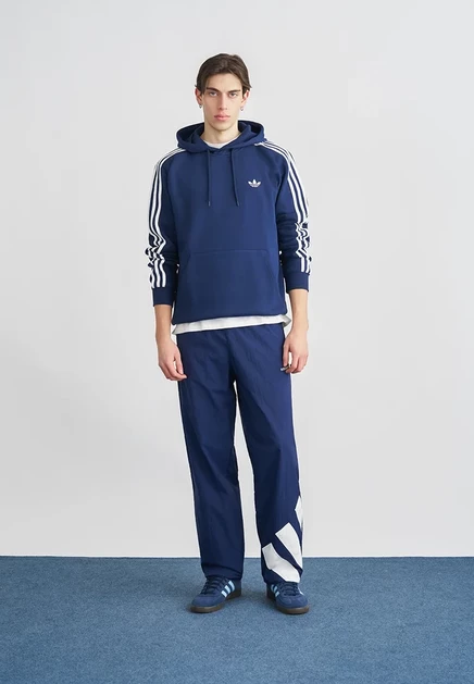 Мужское худи adidas Originals 3-Stripes, темно-синее