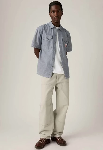 Мужские джинсы Levi's 568 Loose Straight, бежевые