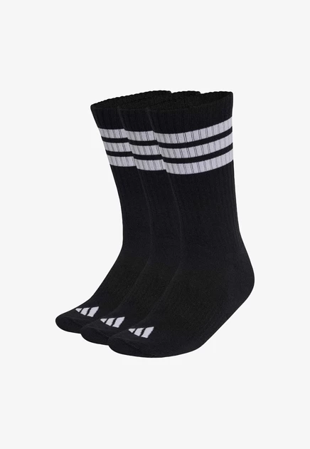 Унисекс-носки adidas Performance, 3 пары, черно-белые
