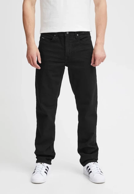 Blend BHROCK REGULAR WAIST - Straight leg jeans - dark blue length 34 black length 30