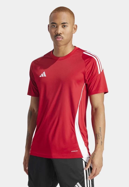 Мужская футбольная футболка adidas Performance TIRO24, красно-белая