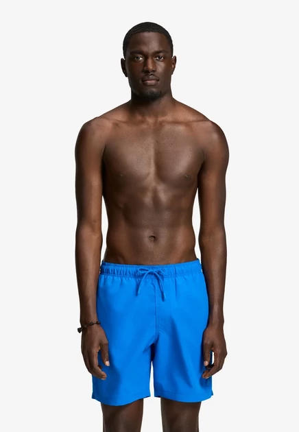 The Sunshine Brand MIKE SOFT TOUCH - Swimming shorts - green leaf sky blue