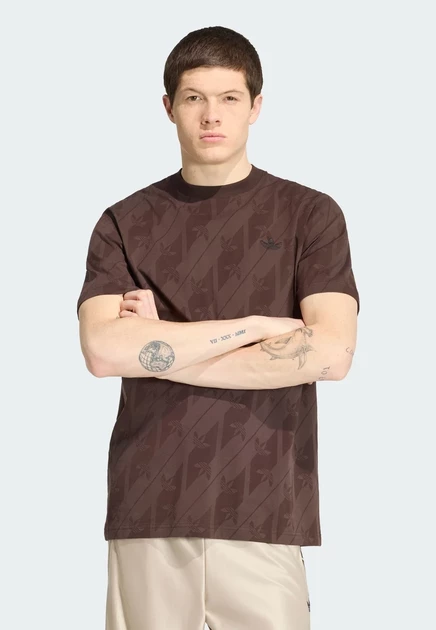 Мужская футболка Adidas Originals Monogram, серебристая