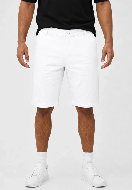 Мужские шорты Elara Chinoshorts, белые