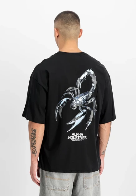 Мужская футболка Alpha Industries Cyborg, черная