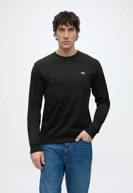 Мужской лонгслив Lacoste, черный