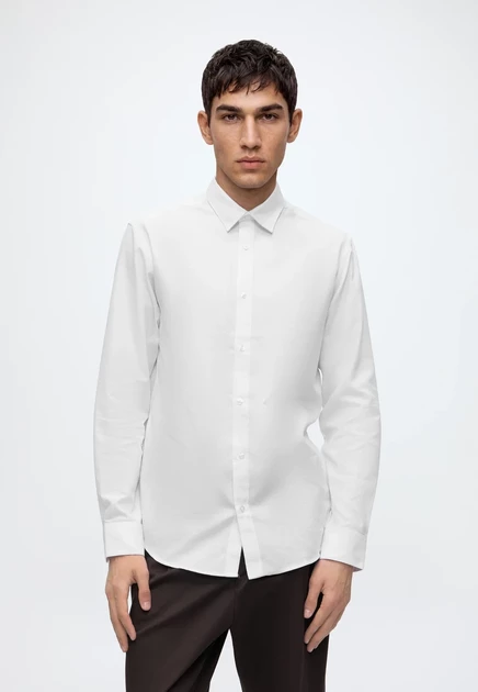 Мужская рубашка Jack & Jones Premium Jjejoe, белая