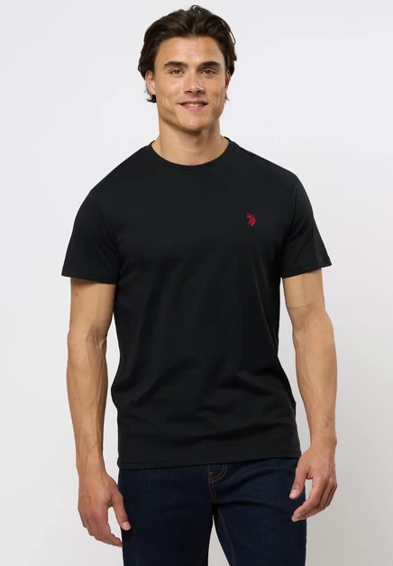 U.S. Polo Assn. UMARJUN T-shirt - Basic T-shirt - white tap shoe