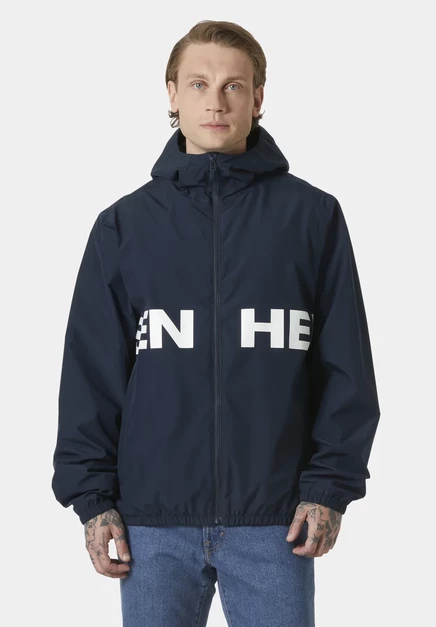 Мужской дождевик Helly Hansen Core Graphic, тёмно-синий