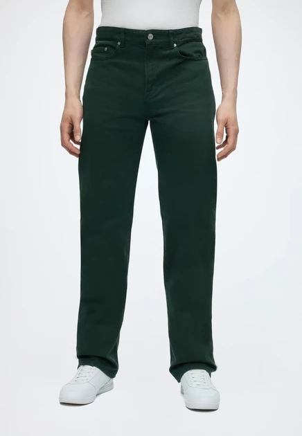 Мужские джинсы Lacoste прямого кроя, зеленые