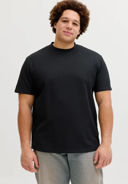 Мужская футболка JACK & JONES Plus Size, черная