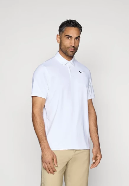 Мужское поло Nike Golf Victory Solid, черно-белое